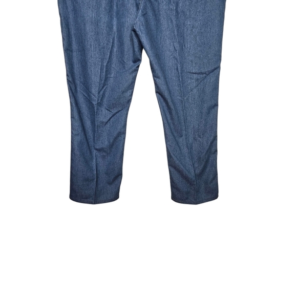 Wrangler Mens Vintage Blue Jeans Straight Leg Hook Front Denim 85498LB 42 x 29 - Picture 5 of 13